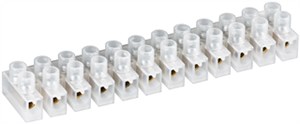 Terminal Strip Connector, 3 A, transparent