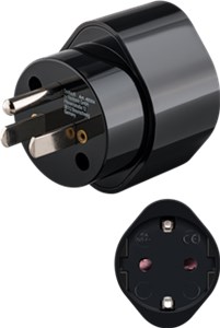 Mains Adapter US/Japan, Black