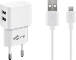 Dual Micro USB Charger Set (12 W)