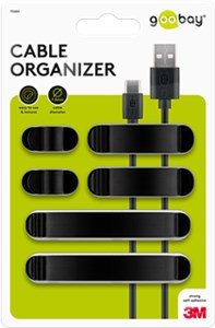 Cable Management Clip Set, Black 