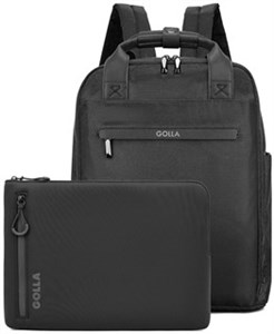 Set of Backpack and Laptop Sleeve 14 Inch, Black