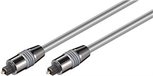 Toslink Cable 6 mm with Metal Connectors