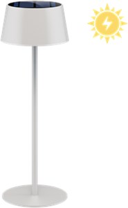 Wireless LED Solar Table Lamp, white