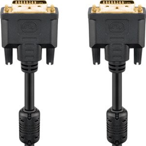 DVI-D Full HD Cable Dual Link, gold-plated