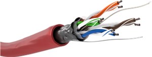 CAT 5e Network Cable, F/UTP, 100 m, red CAT 5e Network Cable, F/UTP, 100 m, red