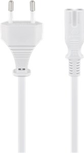 Connection Cable with Europlug, 1.5 m, white