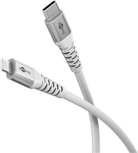 Lightning USB-C™ Textile Cable with Metal Plugs, 3 m