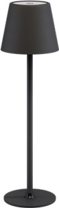Wireless LED Table Lamp, black Wireless LED Table Lamp, black