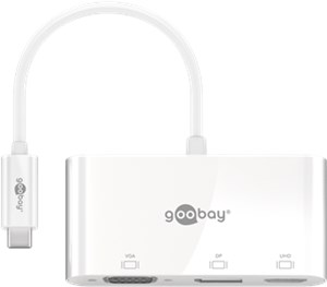 USB-C™ Multiport Adapter to VGA, DisplayPort™, HDMI™