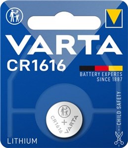 CR1616 (6616) Battery, 1 pc. blister