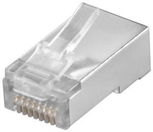 RJ45 Plug, CAT 5e STP shielded