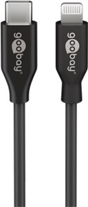 Lightning USB-C™ Charging and Sync Cable, 0.5 m, black