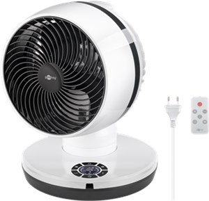 9-inch 3D Floor Fan with Remote Control and Timer