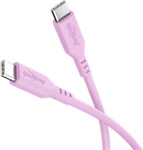 USB-C™ Silicone Cable, 1.5 m, Pink USB-C™ Silicone Cable, 1.5 m, Pink