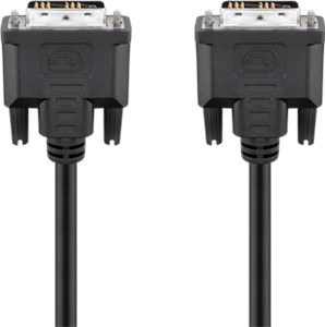 DVI-D Full HD Cable Single Link, nickel-plated