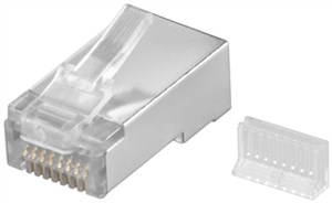 RJ45 Plug, CAT 5e STP Shielded