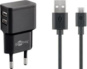 Dual Micro USB Charger Set (12 W)