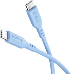 USB-C™ Silicone Cable, 1.5 m, blue USB-C™ Silicone Cable, 1.5 m, blue