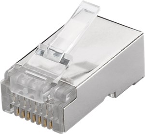 RJ45 Plug, CAT 6 STP shielded