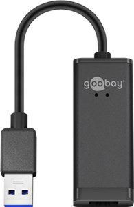 USB-A Ethernet Adapter, black