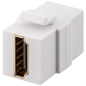 HDMI™ Keystone Module with 2x HDMI™ Jack Sockets, 4K @ 60 Hz