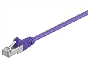 CAT 5e Patch Cable, SF/UTP, violet