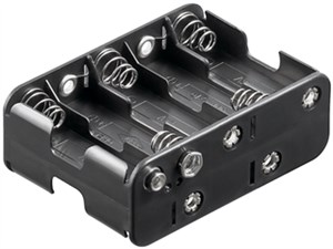 10x AA (Mignon) Battery Holder