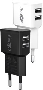 USB-A Dual Charger (12 W) black