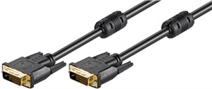 DVI-D Full HD Cable Dual Link, gold-plated