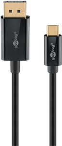 USB-C™ to DisplayPort™ Cable 4K @ 60 Hz, 1 m, black